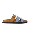 Designer Slippers Summer h drag ugly cute shoes old mans second uncles thick bottomed muffin beach with Velcro F78K