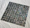 Azulejo de mosaico com concha de madrepérola, cor verde natural, abalone para coluna de teto de parede, azulejo de borda usado ms100229f5829655