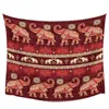 Tapisseries Inde Animal Éléphant Fleur Hippie Tapisserie Tissu Tenture Murale Plage Chambre Décor Tissu Tapis Yoga Tapis Feuille Canapé Couverture