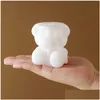 Инструменты для мороженого Sile Mold Bear Shape Cube Maker Мод для шоколадного торта Конфетное тесто для кофе Чай с молоком Виски Droppshi Прямая доставка Dhrfp