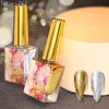 23PCS Watercolor Blooming Gel Quick Dry Nail Polish Gradient Pearlescent Glitter Art Painting Supplies 240229