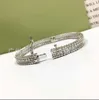 Pulseira V de alta versão caleidoscópio de prata pura pulseira estrela do céu completo para mulheres ouro rosa 18k ins versão coreana pulseira de diamante completo de alta qualidade