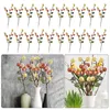 Flores decorativas 1 peça de ovo de páscoa decoração de árvore ramo corda feliz com festa diy suprimentos leste j2z4