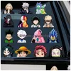 Cartoon Movie Stickers Car Windows Sticker 3D Pictures Poster Wall Art Stuff For Kids School Students Demon Slayer Dragon Drop Deliv Otwfj