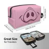 Cosmetic Bags Custom Happy Pig Travel Bag Women Cartoon Animal Snout Toiletry Makeup Organizer Ladies Beauty Storage Dopp Kit