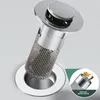Bath Accessory Set Kitchen Basin Strainer Hollow-out Drain Sink Residue Filter For Washroom