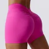 LL Frauen Yoga Shorts Outfits lu Hohe Taille Sportbekleidung Tragen Kurze Hosen Mädchen Laufen Elastisch Verhindern Kleiderschrank Culotte CDK8175