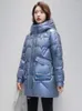 Женские плащи 2024, женская зимняя пуховая хлопковая куртка, женская длинная верхняя одежда с капюшоном, женское пальто с толстой подкладкой, парки