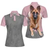 Shirts Jumeast 3D Print White German Shepherd Women Polo Shirts Golden Retriever Graphic Cute Animal Dog Blouse Light Academia Clothing