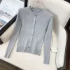Cardigãs ALA Rising | Suéter torcido de malha cardigã estilo dinheiro antigo suéter feminino roupas de primavera roupas de algodão de luxo para mulheres