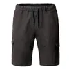 Short Cargo pour hommes, pantalon Cargo décontracté, mode plage, Sport, Gym, uni, course à pied, entraînement, élastique, 2024