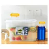 Vattenflaskor 2024 Summer Freezer Jug kylskåp kall flaska med kran dryck Dispenser Cool Lemonade Drinkware