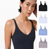 2024 LL-088 Womens Inteldear Yoga Sports Bra U Back Discale Up Tank Crops Tops Outdize Lawging Fitness Workout Vest