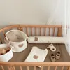 Panier de rangement ours mignon avec nom brodé, jouets pour bébé, tri de couches personnalisé, cadeaux de douche 240301