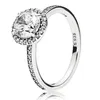 Кольца-кластеры, кольцо из стерлингового серебра 925 пробы, двойное закругленное кольцо, Вечность, сияющая слеза, любимая корона с надписью для женщин, ювелирные изделия