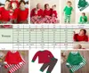 Noël INS enfants adulte rouge vert famille correspondant noël cerf rayé pyjamas vêtements de nuit vêtements de nuit pyjamas chemise de nuit manteau de nuit 9724616