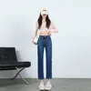 Frauen Jeans Plus Größe 25-32 Gerade Dünne Frauen Denim Hohe Taille Elastische Hosen Für Dame Ankünfte Sexy Klassische Mädchen Hosen