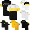 Polos masculinos Nova F1 T-shirt Racing Fan Verão Redondo Pescoço Manga Curta Fórmula 1 Equipe Camiseta Homens e Mulheres Plus Size Impresso Camisetas Jersey Customizável Jm6z