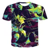 T-shirts pour hommes Conception géométrique 3D T-shirt pour enfants Hommes d'été à manches courtes