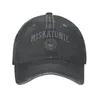 Ball Caps Miskatonic University Collegiate Lovecraft Baseball Cap Vintage w trudnej sytuacji bawełniany kapelusz dla mężczyzn Kobiet Kapelusze na świeżym powietrzu