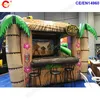 wholesale 4x3x3.5mH (13.2x10x11.5ft) wholesale free ship to door outdoor activities outdoor portable western inflatable tiki bar party air inflated pub tent for sale