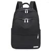 Bolsas de cintura Mochila de tela Oxford Simple de gran capacidad de lona de viaje portátil All-Match College Students Bag