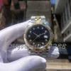 Мужчины смотрят BP Factory V2 Новый ремешок Bicolor Jubilee Bracelet Date Black Dial Sapphire Glass Автоматическое движение 41 мм BPF Mens Watches207b