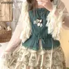 Męskie koszule japońska słodka lolita cienka kurtka przeciwsłoneczna Kobiety Kawaii koronkowe siatkowe kardigan z długim rękawem ubranie Letnie dziewczyny