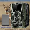 Охотничьи камеры 20MP 1080p Outdoor Hunting Trail Camera с 5000 мАч литиевой батареи IP65 Водонепроницаемые игровые фото ловушки дикая мониторинг Q240306