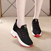 Women Rise High for Sports in Spring and Summer Thick Single Soft Sole Flying Woven Revealing Feet Small Casual Shoes 5 Sprg Sgle Flyg Revealg 5