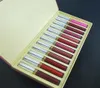 Brand new 12pcs set LIQUID LIPSTICK 12 PIECE lip gloss sets COLLECTION long lasting makeup262g5779435