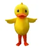 2020 Haute qualité du costume de mascotte de canard jaune mascotte de canard adulte2466394