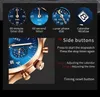 OLEVS Classic Quartz Watch for Men Chronograph Moon Faza skórzany pasek wodoodporny światło moda na rękę 2 240227