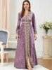 الفساتين غير الرسمية Maxi Dress Kaftan Floral Oproodered Women Fashion Asslim Dubai Long Long Abaya Ladies Evening 2024 Spring