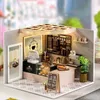 Architektura/DIY HOUSE DIY Drewniane meble do lalki Lekkie Miniaturowe produkcje i montaż Modele pokoju budowlane Zestawy zabawek do prezentów urodzinowych Dollhouse