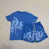 Conjunto de camisetas para hombre 5A, camiseta estampada de diseñador, camisetas cortas Y2k, camiseta gráfica Syna World y pantalones cortos de Hip Hop S-XL sa