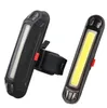 Bicycle Warning Lights COB Rear Bike Light Taillight Safety Warning USB Rechargeable Bicycle Tail Comet LED Lamp3932107