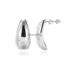 Stud High Designer Studörhängen Rostfritt stål Vatten Drop Ear Piercing Women Delicacy Ears smycken Present Tendens GRATIS LEVERANS GENTGEMENT 240306