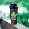 Gianxi Shaker Bottles Gym Sports Protein Powder Mixing Bottle Outdoor Portable Leak Proof Plastic Cup Drinkware