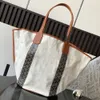 Summer Designer Totes Ogromne duże modne torby na płótnie skórzane uchwyt Gayard Luxury torebki lustra Jakość podwórka Odwracalne designerskie torby na ramię