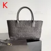 Tote 10A intreccio Lambskin leather Top bag Mirror 1:1 quality Designer Luxury bag Fashion Handbag Woman Shoulder Bag Cabat 40CM With Gift box set WB103V