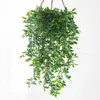 Dekorativa blommor 5 Heads 45 Artificial Plastic Rottan Plant for Home Windows Bill Wall Hanging Christmas Wedding Arch Decoration Pography