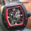 Timeless Watches Fancy Watch RM Watch Machinery RM030 Limited Edition 42*50mm RM030 Black Ceramic Side NTPT Red Frame