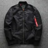 Herbst Übergroße Männliche Ma1 Armee Grün Militär Mantel Ma-1 Pilot Air Jacke Männer Bomber Flieger Jacke 240228