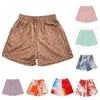 Shorts pour hommes l7x0 Emmanuels Designer Swim Beach nage à craquille détendue Géométrie de broderie de poids moyen