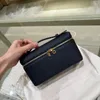 Sacos de noite de couro l/p com marcações de lichia loro bolsa de viagem simples bolso único ombro lancheira feminina bolsa cosmética