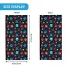 Bandanas Prints Color Bandana Neck Gaiter For Ski Cycling Men Women Wrap Scarf Animal Dog Headband Warmer