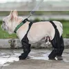 ドッグアパレル子犬レインブーティー耐久性抗dirtyストラップノンスリップウォーキング保護ブーツ