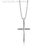 Designer David yurma Davids Cross Necklace with Imitation Diamond Pendant Hot Selling