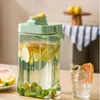 Water Bottles Fruit Juice Jug Beverage Jar High Temperature Resistant Carafes Fridge Dispenser For Lemonade Milk Drink